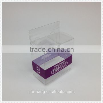 color offset printed plastic PVC PET folding box package