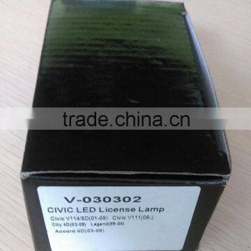 Waterproof Shockproof 12v CE E4 Led License Plate Lamp Led Module Plate Lamp for Honda Civic City Legend Accord photo-5