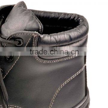 Anti-Puncture PU Injection Slip Suede Leather Safety Boots photo-5
