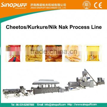 Corn Curls Production Machines/Automatic Stainless Steel Puffed Corn Doritos Production Line Made In China