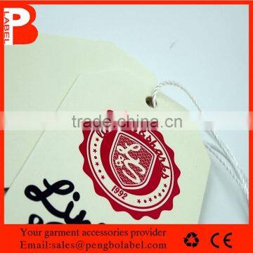 high quality clothing hang tag, Dongguan factory hang tags for garments -