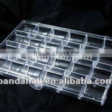 Wholesale Clear plastic Beads Containers with Lid, Packaging(C056Y)