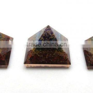 7 Chakra Alligned Orgone Pyramids