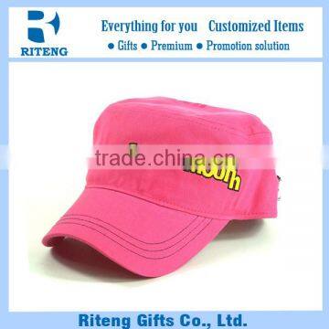 China made flat top military cap wholesale