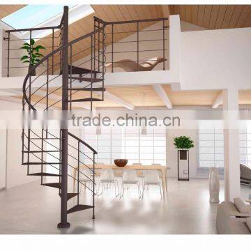 Indoor or Outdoot Metal Spiral Stairs or Hot Galvanizated Steel Spiral Staircase photo-4