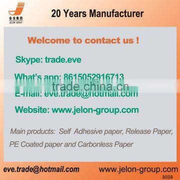 High Quality Food Grade Single Sidepe Coated Paper Sheets