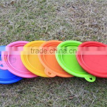 2016 Popular Colorful Collapsible Silicone Pet Bowl for Dog