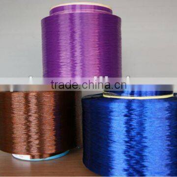 Polyester POY dope dyed yarn