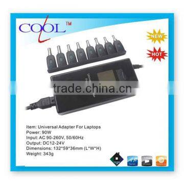 automatic Universal Notebook Adapter 90W with LCD display