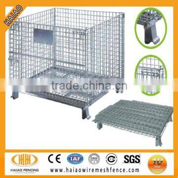 Storage Wire Mesh Container Folding Crate