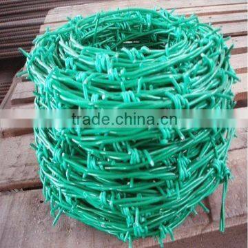 12*14 types pvc coated prison barbed wire fence