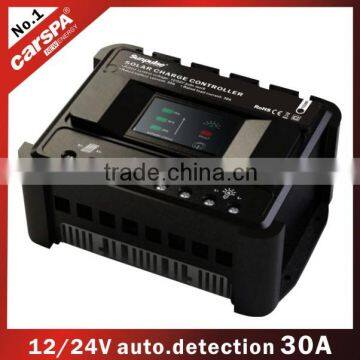 12v 24v 48v solar charge controller charged for the battery 30A with led indicators pwm ENS12/24-30D