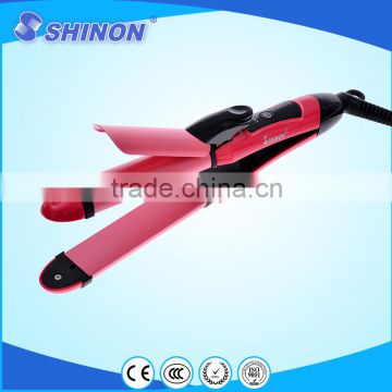 Portable 2 in 1 hair straightener curler small hair curlers