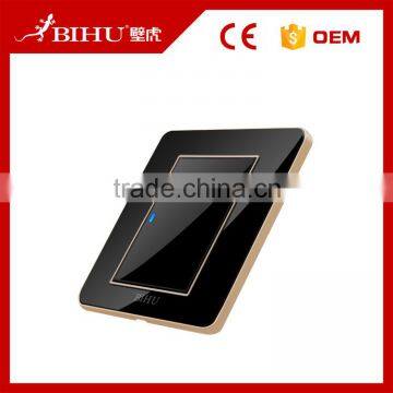 Superior Quality Best Price Acrylic Glass 1 Gang 2 Way Wall Light Switch for Home photo-3