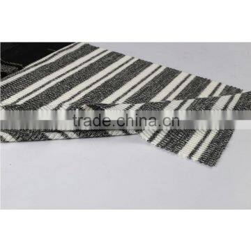 Stripe Design Polyester Rayon Spandex Yarn Dyed 2x2 Rib Knit Fabric photo-4