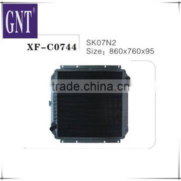 excavator engine cooling parts SK07N2 oil radiator