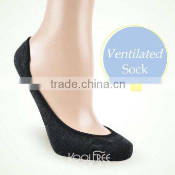 (20230) Girl Black Loafer Sock