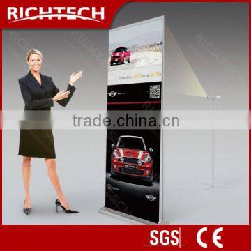 BEST SELL! RichTech rear-projection roll up banner with projector
