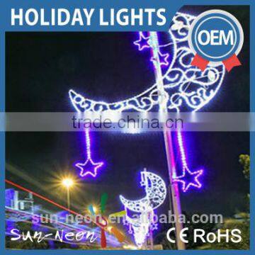 Led Christmas Motif Christmas Led Street Lights Pole Mounted Light