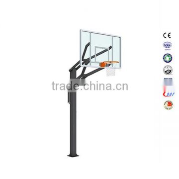 Height Adjustable inground basketball hoop