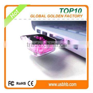 Golden supplier lastest design unique type usb flash driver with logo printing