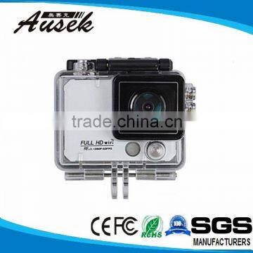 action camera 120fps sport dv 8x zoom with 50m waterproof case