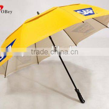 Double canopy auto open outdoor golf umbrella