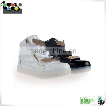 High Quality Hot Sale Comfortable Smock Casual Woman Shoes LED Light Up Woman Shoes photo-5