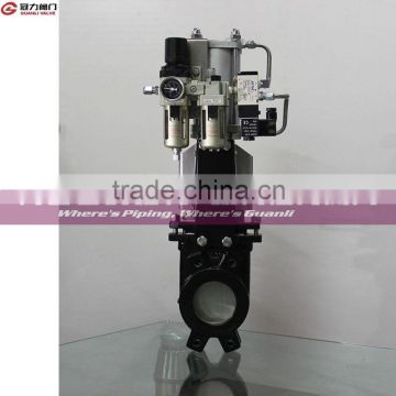 High Quality Double Acting Pneumatic Knife Gate Valve