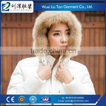 Polyester Women's Winter Warm Long Coat Jacket photo-3