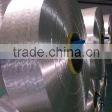polyester POY yarn 250D/36F raw white