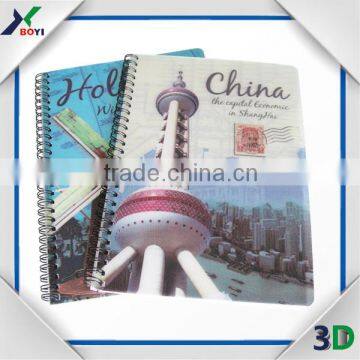 3D Lenticular Notebook/3D Lenticular Note Book Manufacturer in China