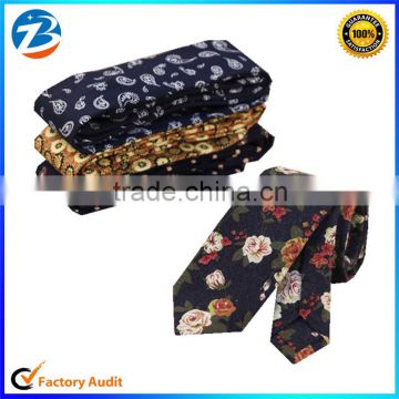 Wholesale Fashion Style Latest Design Cotton Men Ties