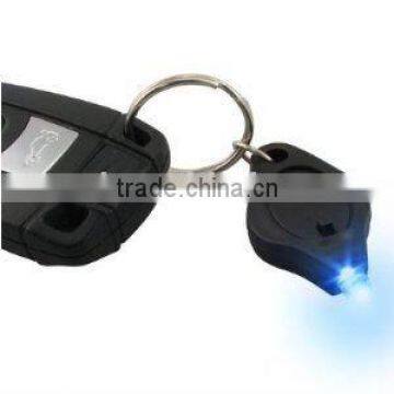 HOT!! Plastic Mini Keychain with LED Light