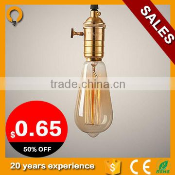 50% off Incandescent Bulb E27 40W 220V Globe Retro Edison Vintage Lamp Light Bulb