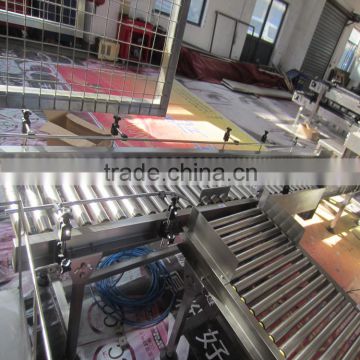 stainless steel roller conveyor system for heavy loading