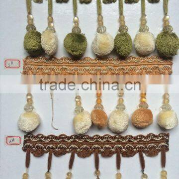 [YZLACE] Tassels Lace Curtains Wholesale 10076 photo-2