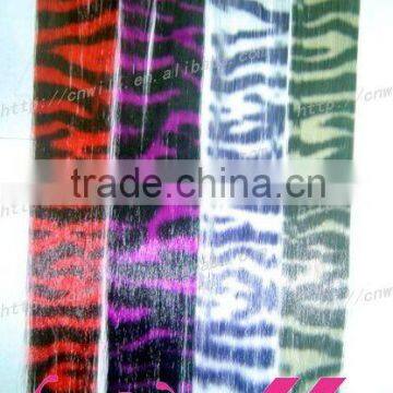 pretty zebra print hair printed hair extension zebra print clip in hair