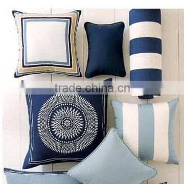 fashion custom screen printed sofa cushion cotton seat cushion covers