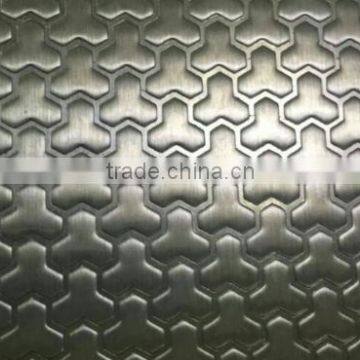 SS304 Custom Embossed Stainless Steel Decorative Wall Panel Sheets price for elevator door