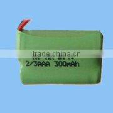 Nimh batterie 2/3aaa 2.4V 300mah