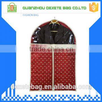 New style latest top grade durable clear zippered garment bags wholesale