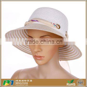 Women Fashion Wide Brim Caps Summer Beach Sun Straw Hat For Sale