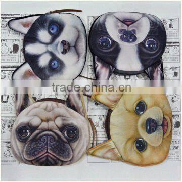 Dog Animal Fancy Coin Purse Zipper Handy Money Bags Women Fashion Wallet