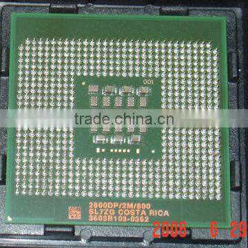 Intel Xeon Processor 2.80 GHz, 2M Cache, 800 MHz SL7ZG SL8P7 SL8ZR cpu