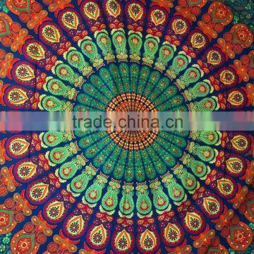 Wholesale Indian Mandala Tapestry Throw Flat sheet bedspread