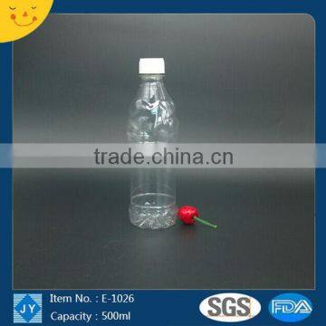 500ml beverage industry use mineral water bottle bpa free FDA SGS