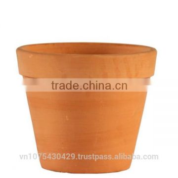 Round terracotta pots wholesale, cheap ceramic flower pots