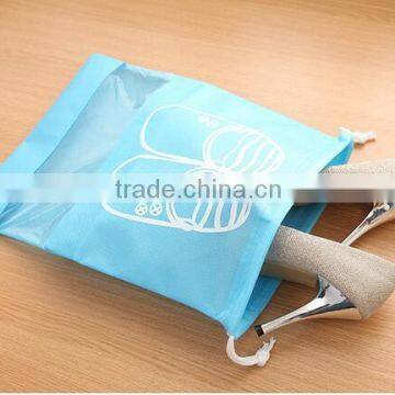 Custom Non Woven Drawstring Shoe Bag Sack Personalised Draw String Shoe Bag photo-2