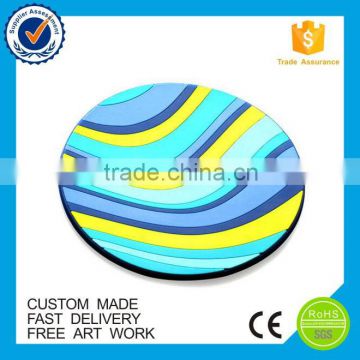 Custom sublimation eco-friendly soft pvc coaster wholesale